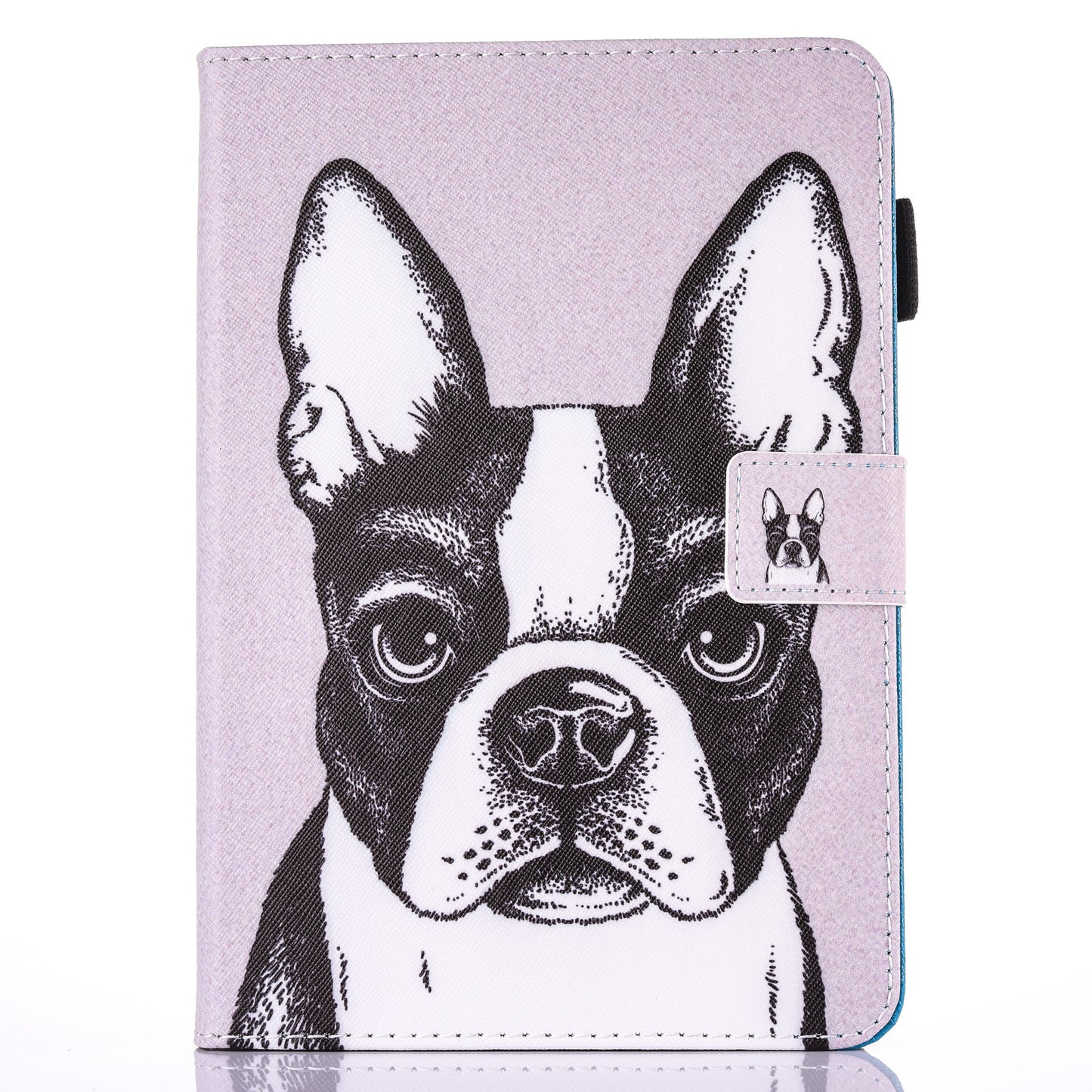 For iPad 9.7 (2018) / 9.7 (2017) Pattern Printing Leather Card Holder Tablet Case