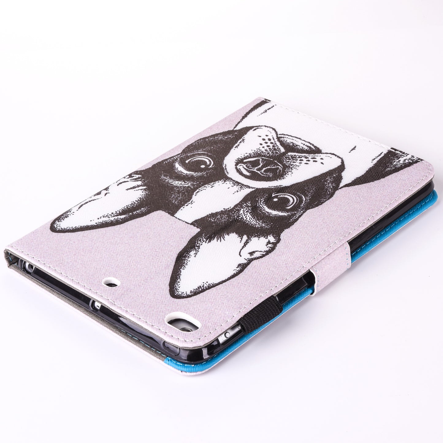 For iPad 9.7 (2018) / 9.7 (2017) Pattern Printing Leather Card Holder Tablet Case