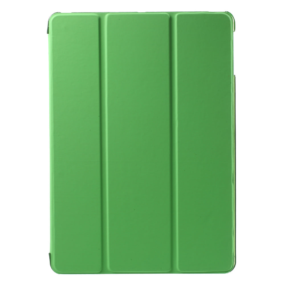 For iPad 9.7 (2018) / 9.7 (2017) Tri-fold Stand PU Leather + PC Case Accessory