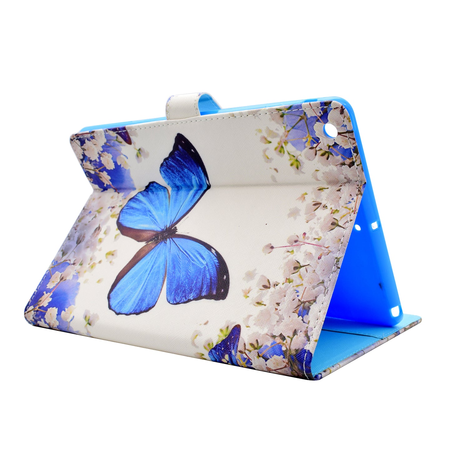For iPad 9.7 (2018) / 9.7 (2017) Stitching Design Pattern Printing Leather Case with Wallet Stand Function for iPad 9.7 (2018) / 9.7 (2017)