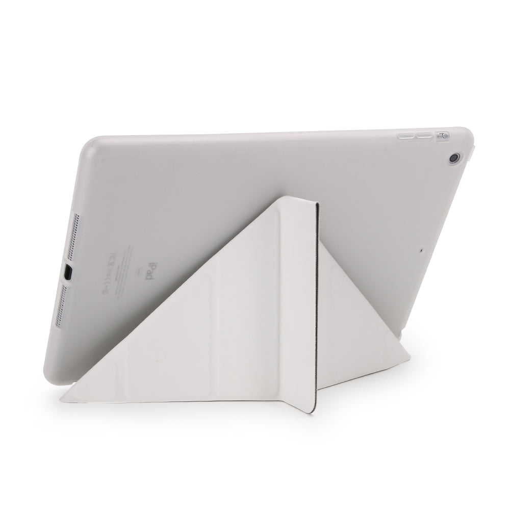 For iPad 9.7 (2018) / 9.7 (2017) Origami Smart PU Leather + TPU Tablet Casing