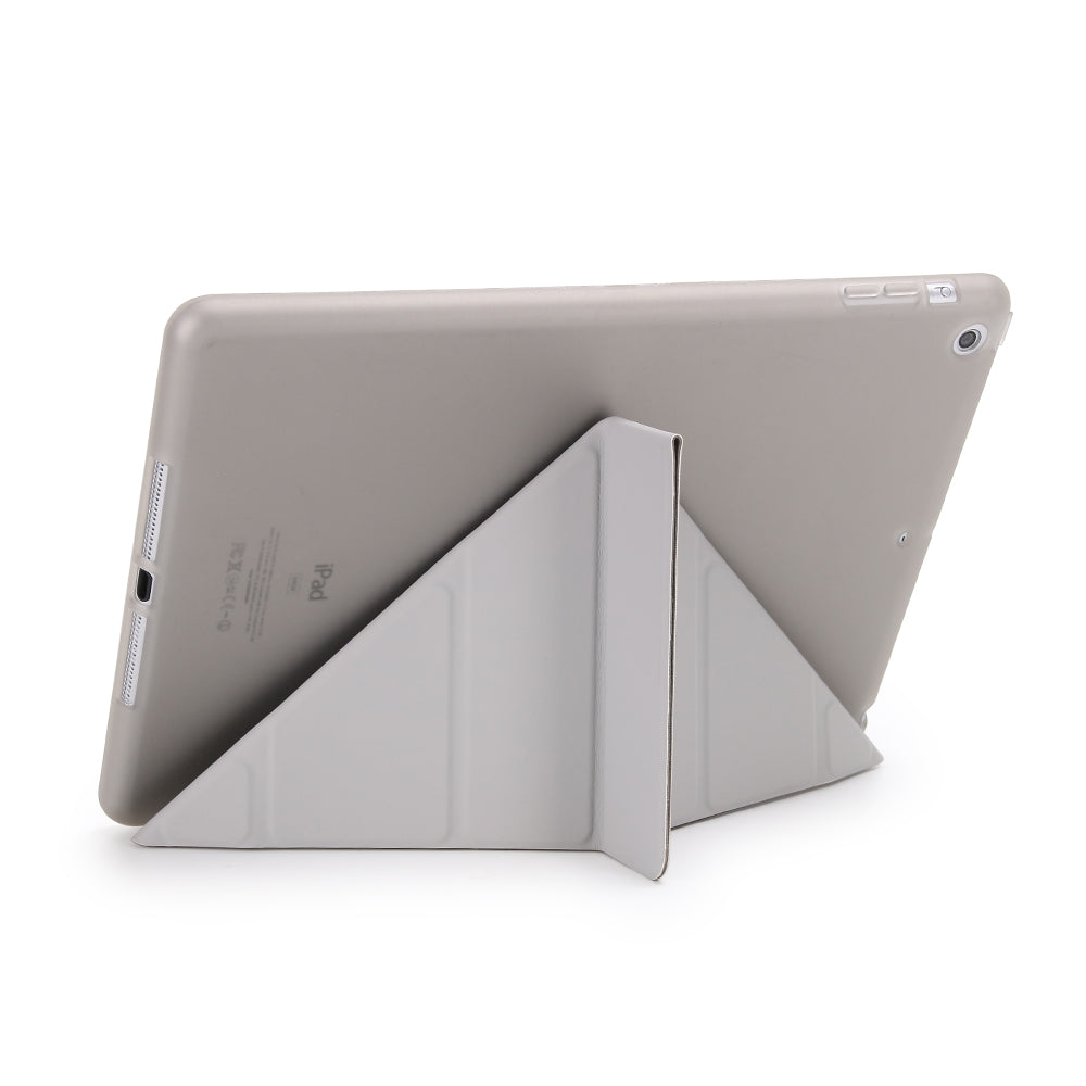 For iPad 9.7 (2018) / 9.7 (2017) Origami Smart PU Leather + TPU Tablet Casing