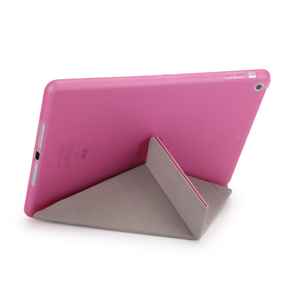For iPad 9.7 (2018) / 9.7 (2017) Origami Smart PU Leather + TPU Tablet Casing