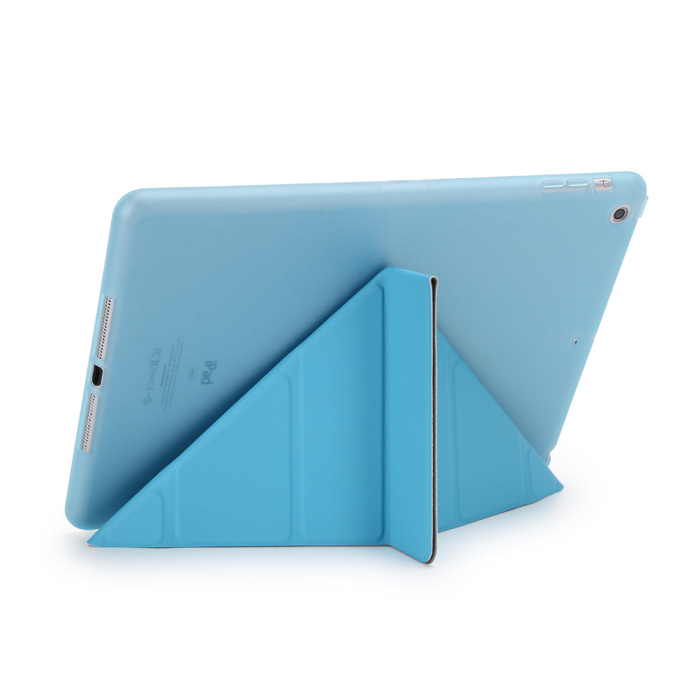 For iPad 9.7 (2018) / 9.7 (2017) Origami Smart PU Leather + TPU Tablet Casing