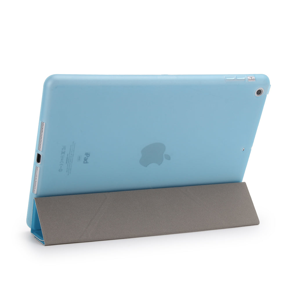 For iPad 9.7 (2018) / 9.7 (2017) Origami Smart PU Leather + TPU Tablet Casing