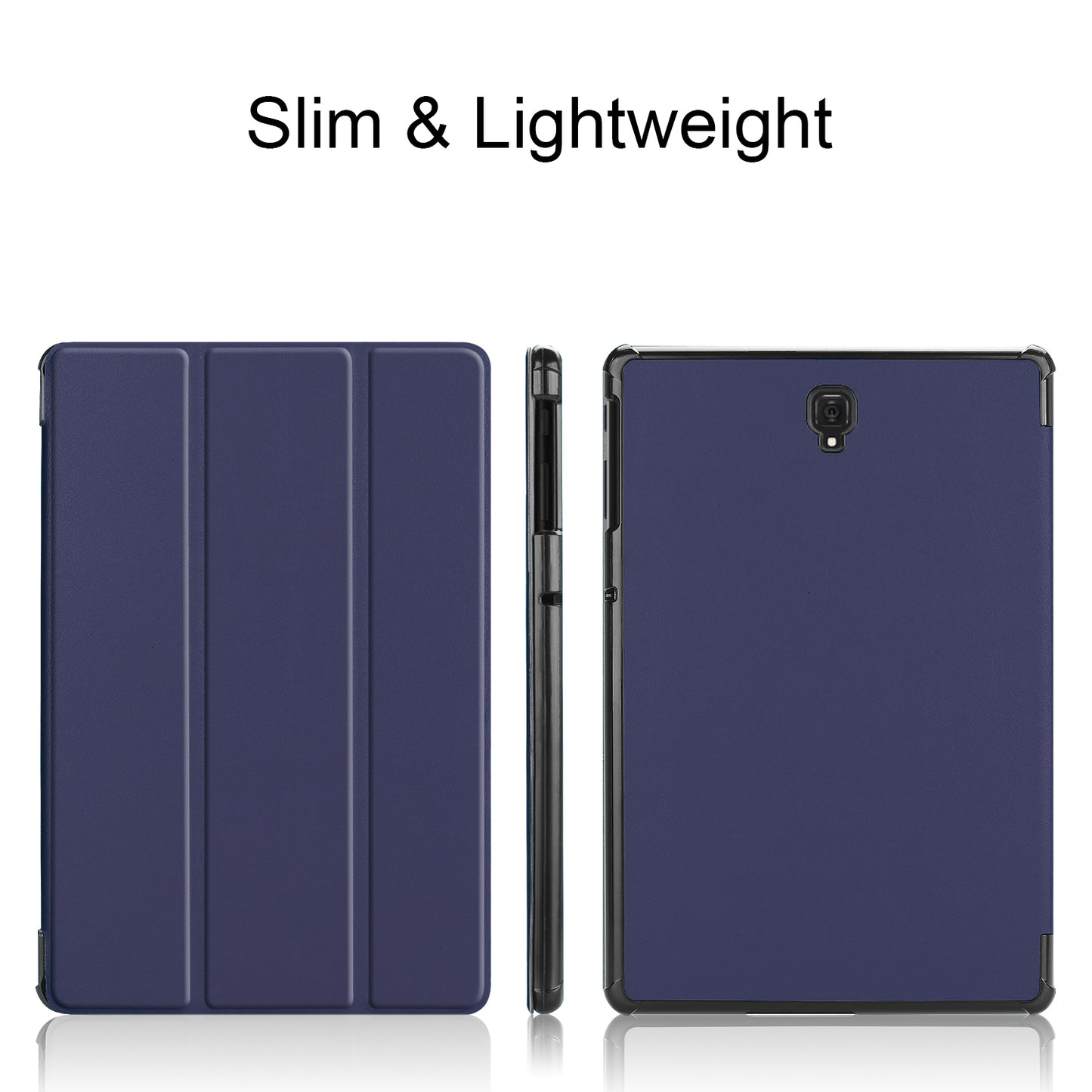Tri-fold Stand PU Leather Smart Cover Accessory for Samsung Galaxy Tab S4 10.5 T830/T835