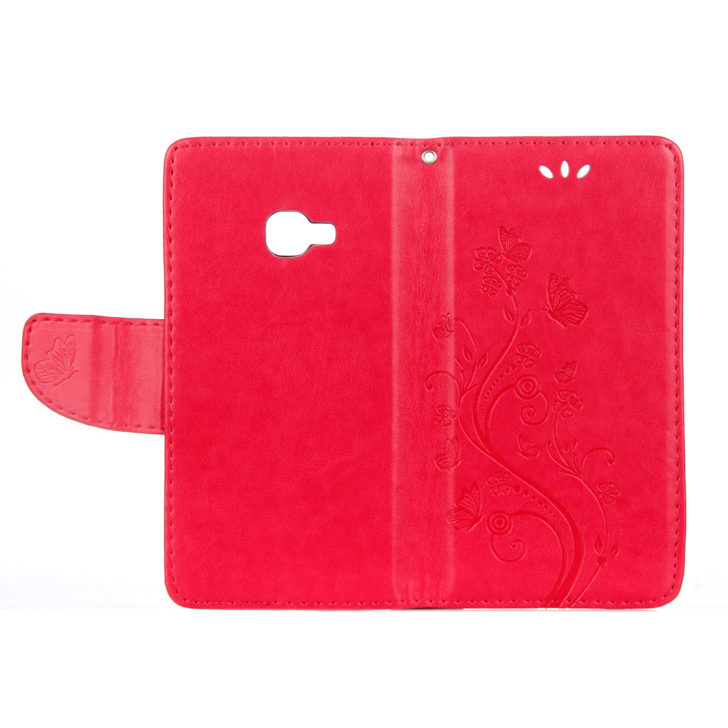 Imprint Butterfly Flower PU Leather Wallet Case for Samsung Galaxy Xcover 4s