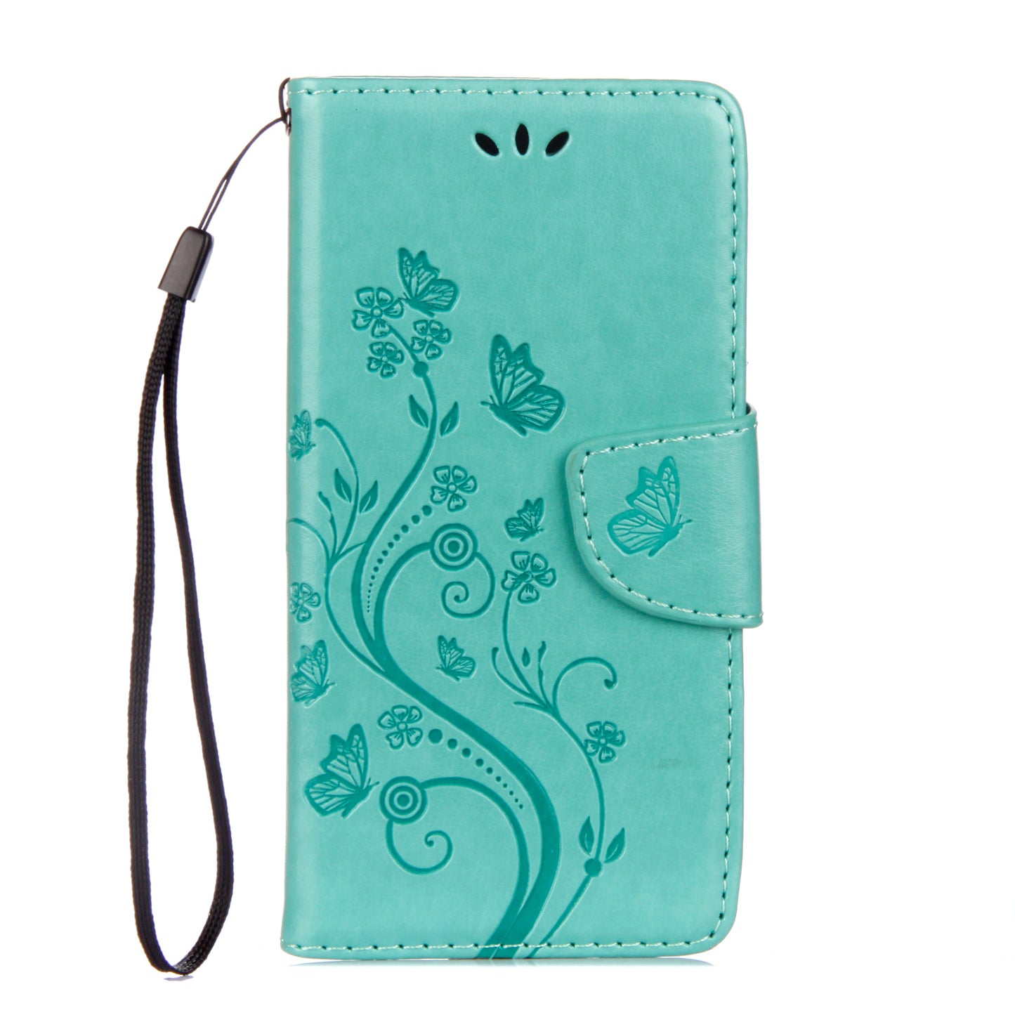 Imprint Butterfly Flower PU Leather Wallet Case for Samsung Galaxy Xcover 4s