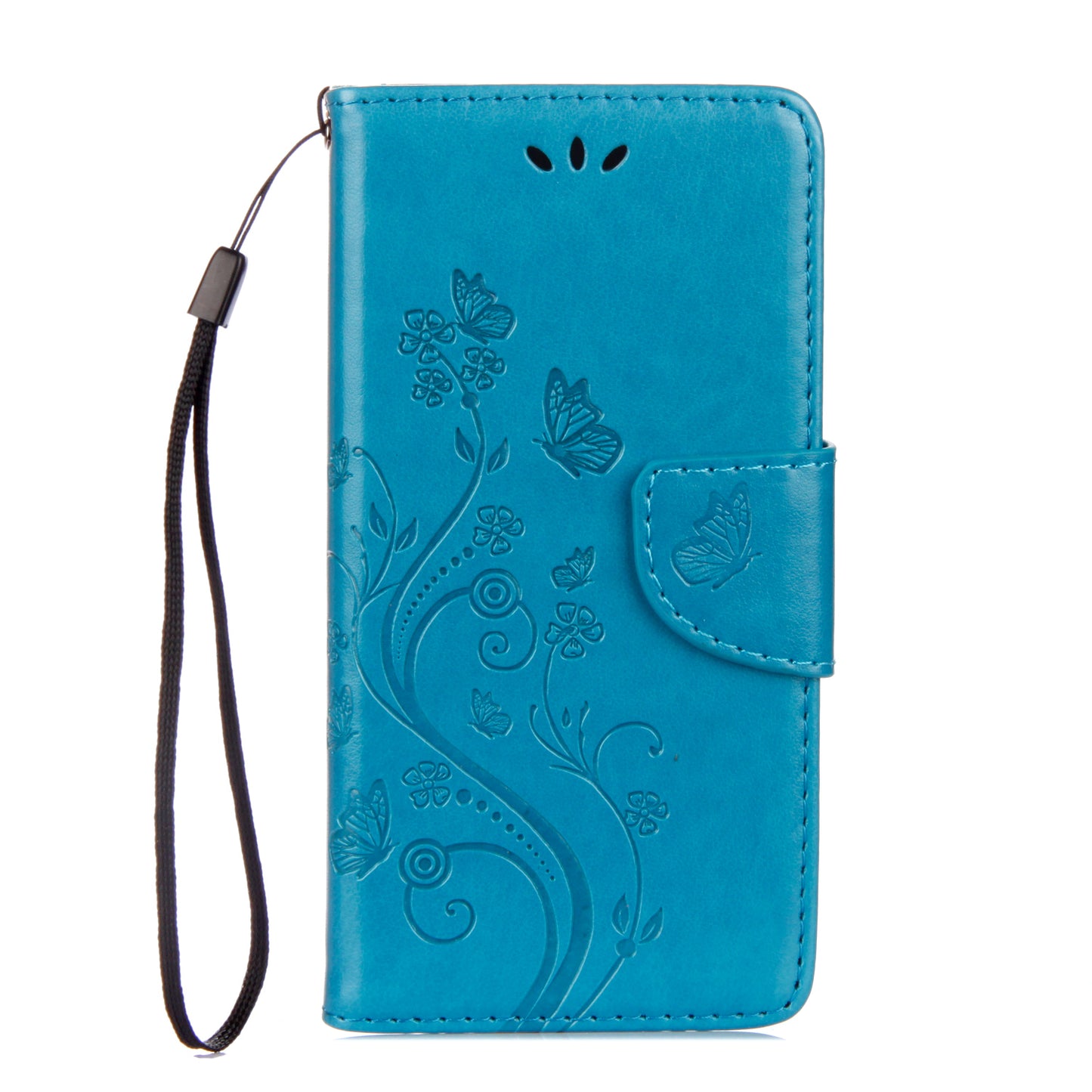 Imprint Butterfly Flower PU Leather Wallet Case for Samsung Galaxy Xcover 4s