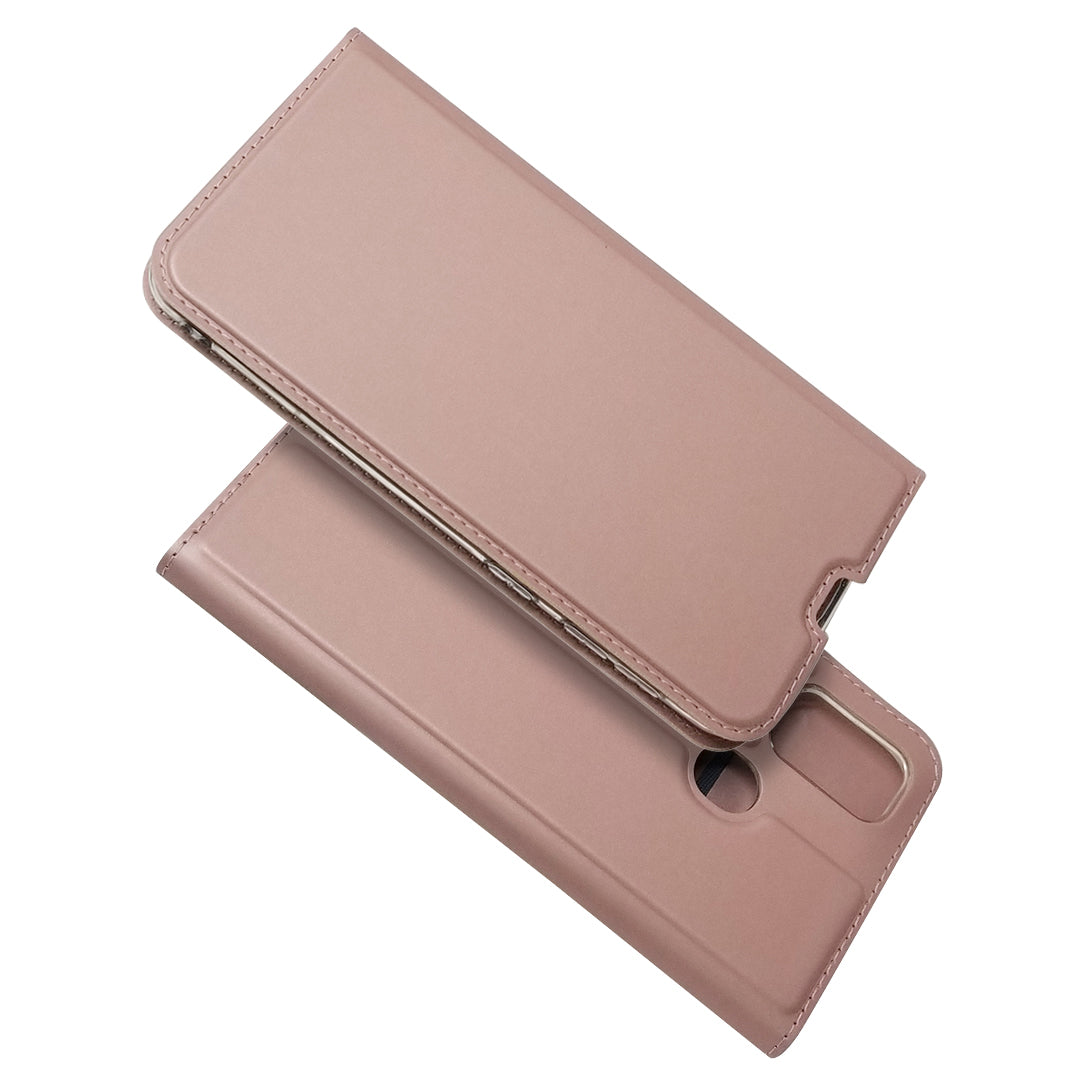 Magnetic Closure Leather Card Holder Phone Covering for Samsung Galaxy M30s / M2