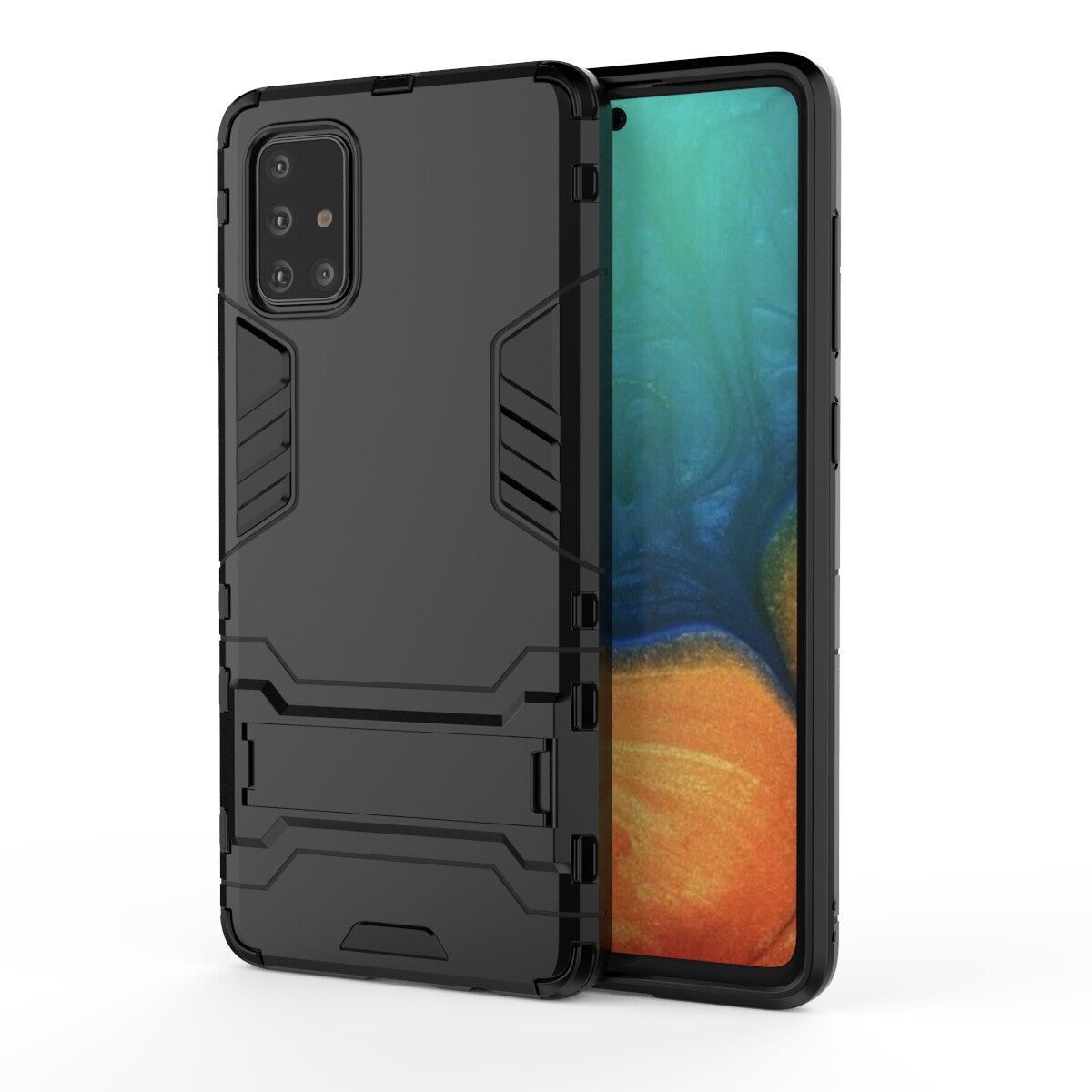 2-in-1 PC + TPU Phone Shell with Kickstand for Samsung Galaxy A71