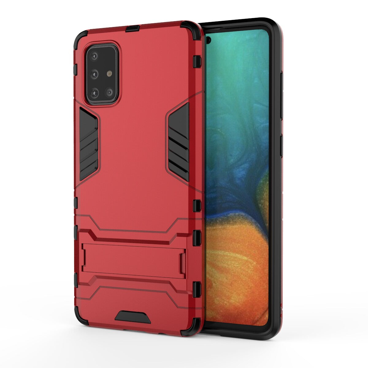 2-in-1 PC + TPU Phone Shell with Kickstand for Samsung Galaxy A71