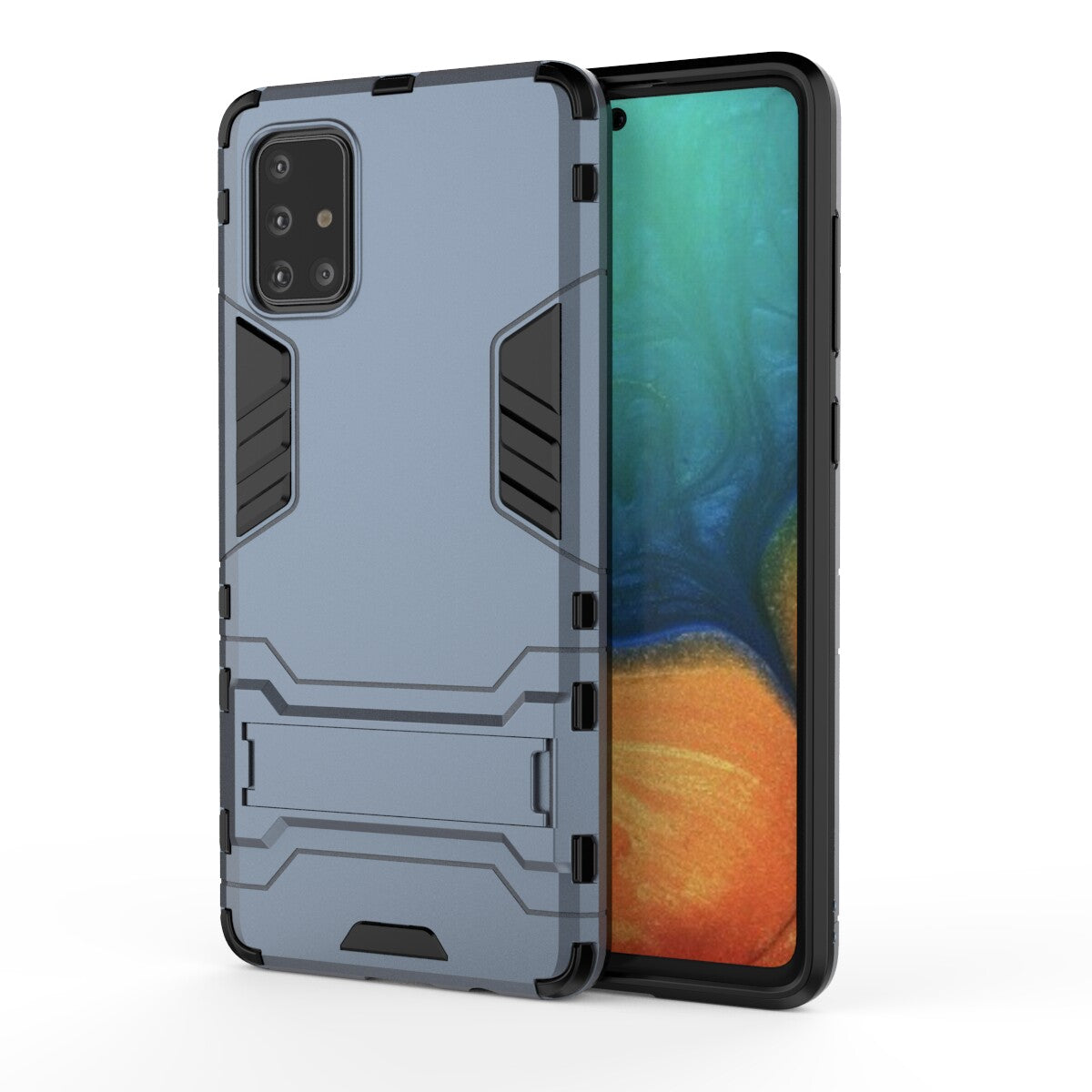 2-in-1 PC + TPU Phone Shell with Kickstand for Samsung Galaxy A71
