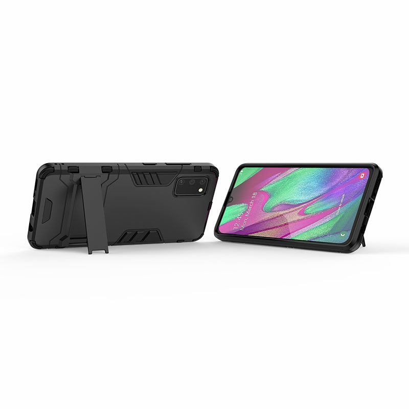 2 in 1 Hybrid PC + TPU Kickstand Mobile Case for Samsung Galaxy A41 (Global Version)