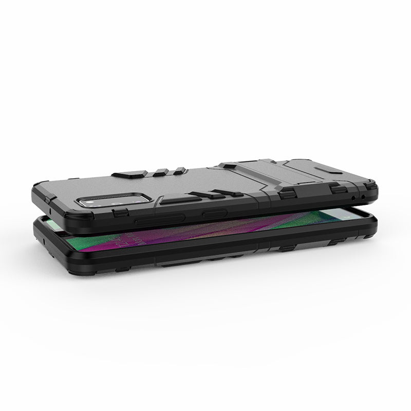 2 in 1 Hybrid PC + TPU Kickstand Mobile Case for Samsung Galaxy A41 (Global Version)