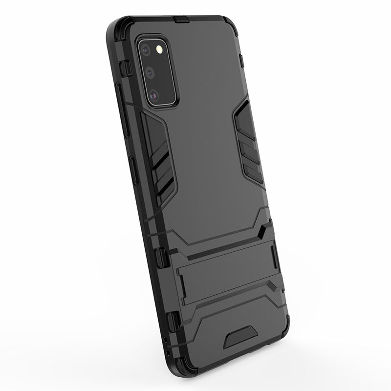 2 in 1 Hybrid PC + TPU Kickstand Mobile Case for Samsung Galaxy A41 (Global Version)