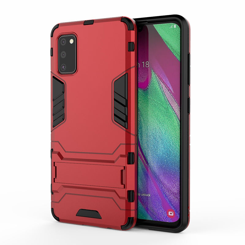 2 in 1 Hybrid PC + TPU Kickstand Mobile Case for Samsung Galaxy A41 (Global Version)