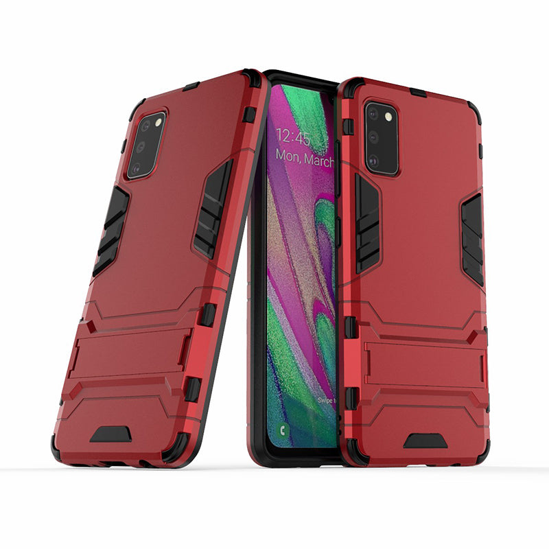2 in 1 Hybrid PC + TPU Kickstand Mobile Case for Samsung Galaxy A41 (Global Version)