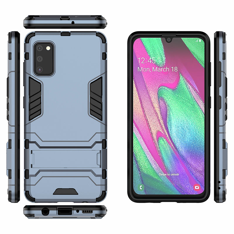 2 in 1 Hybrid PC + TPU Kickstand Mobile Case for Samsung Galaxy A41 (Global Version)