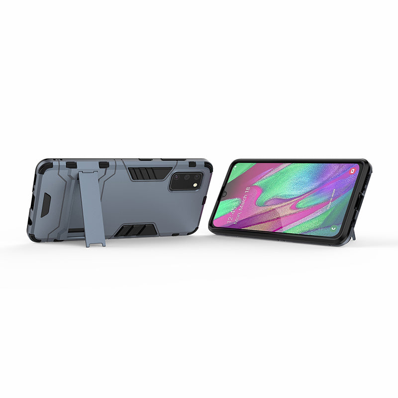 2 in 1 Hybrid PC + TPU Kickstand Mobile Case for Samsung Galaxy A41 (Global Version)