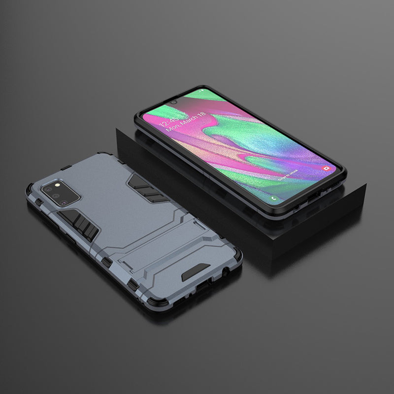 2 in 1 Hybrid PC + TPU Kickstand Mobile Case for Samsung Galaxy A41 (Global Version)