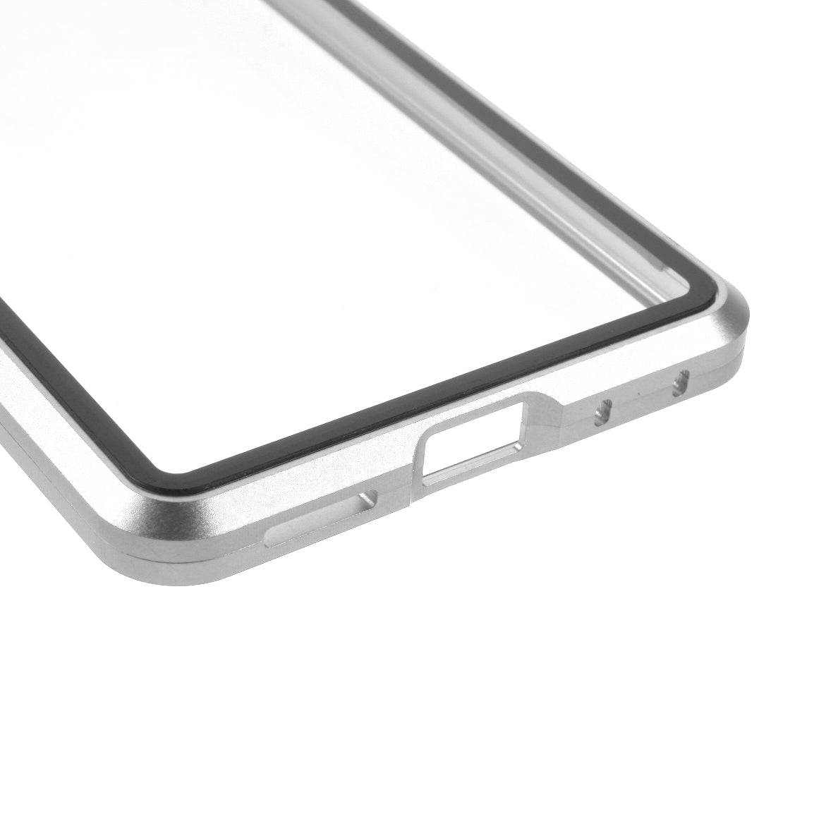 For Samsung Galaxy S20 FE 4G/5G/S20 Lite/S20 FE 2022 Double-sided Tempered Glass + Magnetic Metal Frame Phone Case