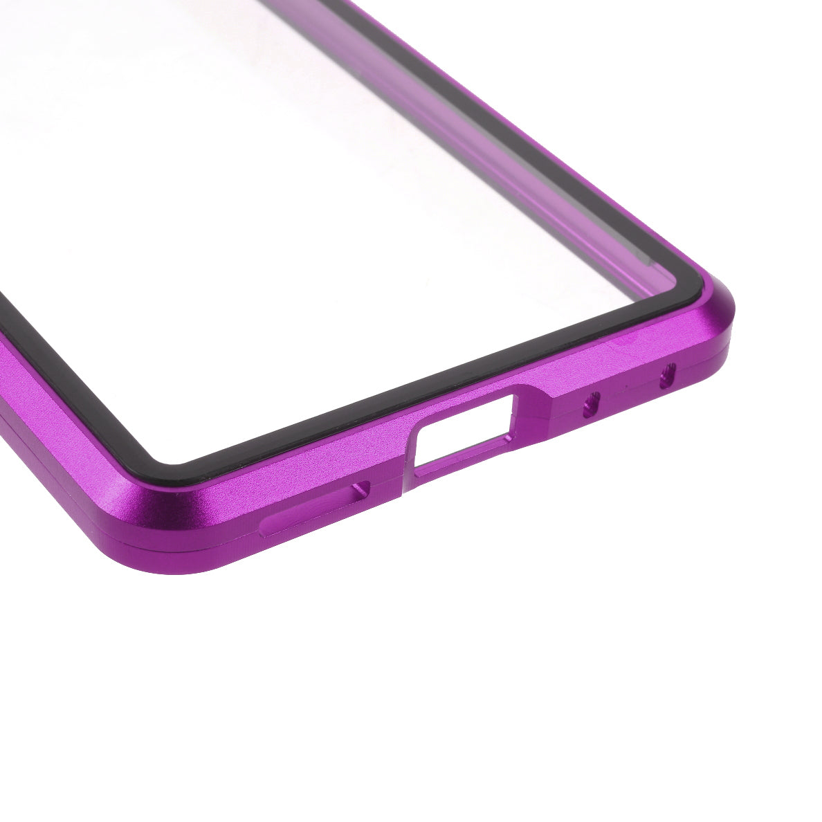 For Samsung Galaxy S20 FE 4G/5G/S20 Lite/S20 FE 2022 Double-sided Tempered Glass + Magnetic Metal Frame Phone Case