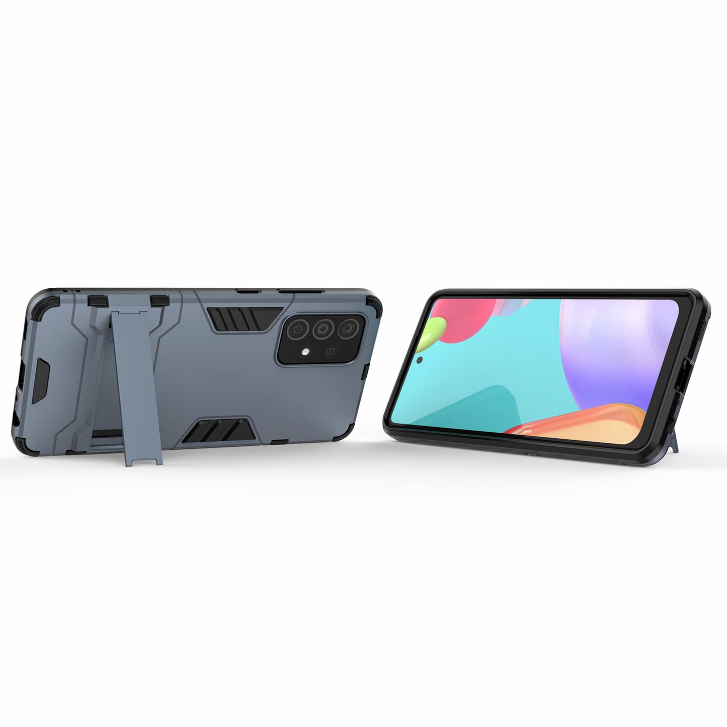 2 in 1 Kickstand Protector Plastic + TPU Hybrid Cover for Samsung Galaxy A52 4G/5G / A52s 5G