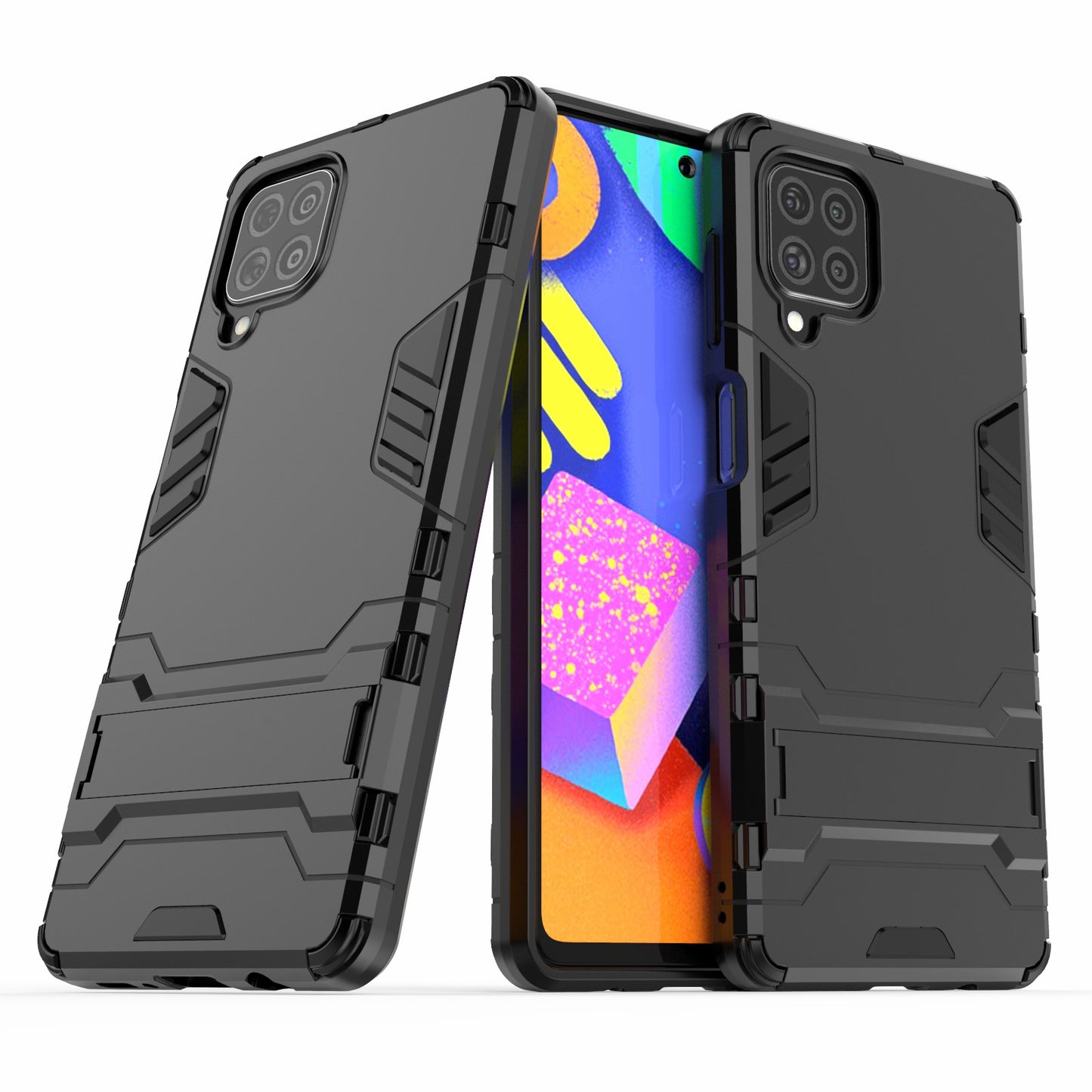 2-in-1 Kickstand PC + TPU Combo Phone Shell for Samsung Galaxy F62 / M62