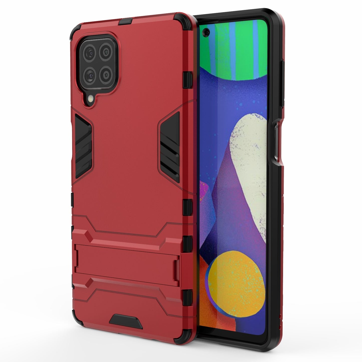 2-in-1 Kickstand PC + TPU Combo Phone Shell for Samsung Galaxy F62 / M62