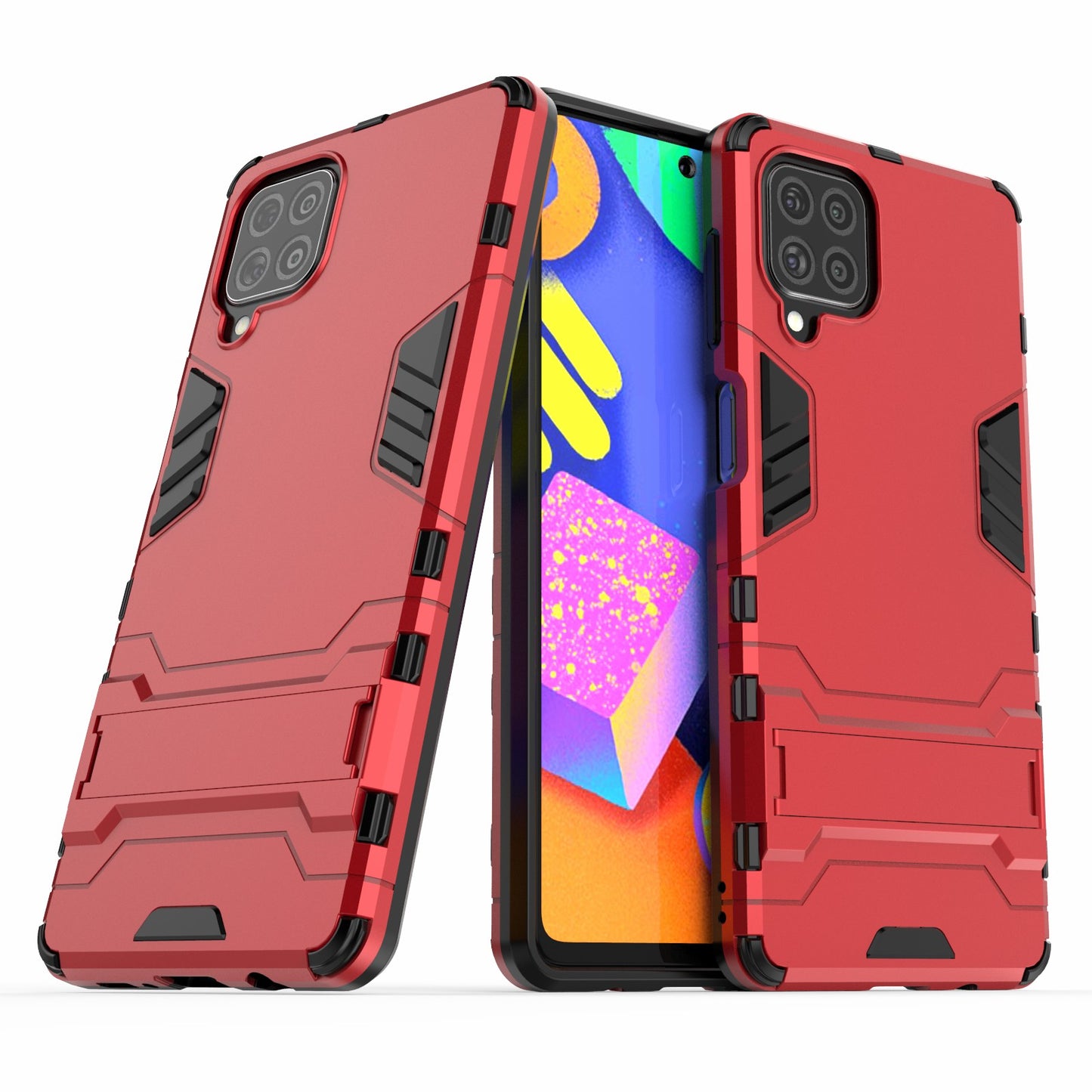 2-in-1 Kickstand PC + TPU Combo Phone Shell for Samsung Galaxy F62 / M62
