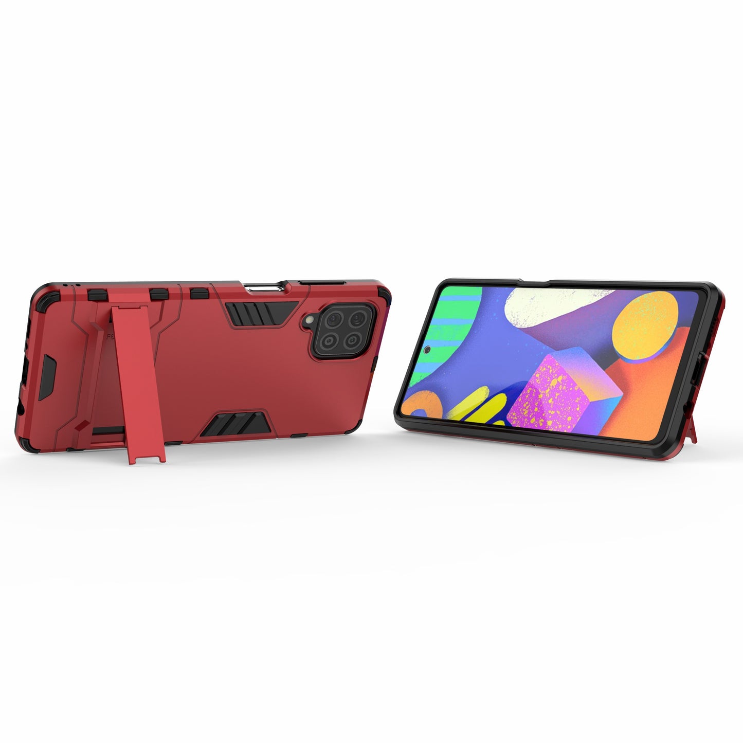 2-in-1 Kickstand PC + TPU Combo Phone Shell for Samsung Galaxy F62 / M62