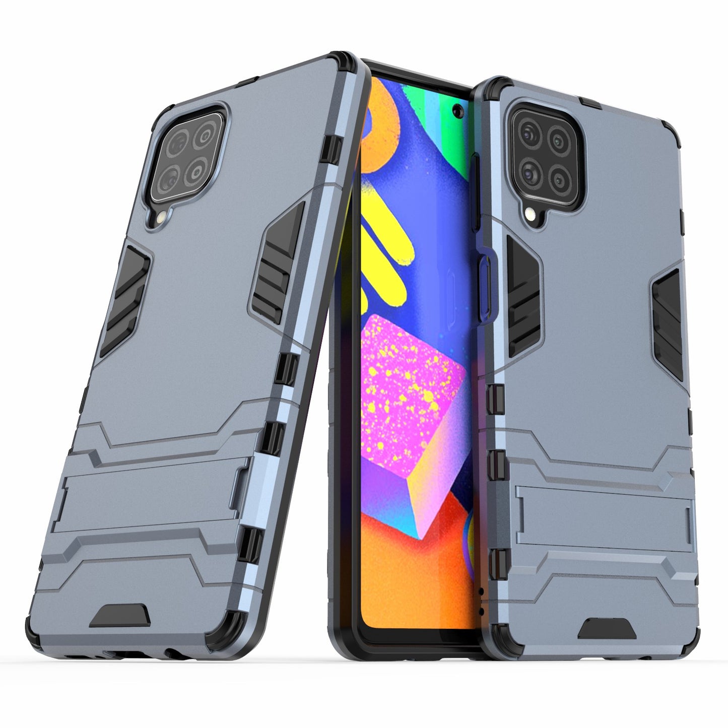 2-in-1 Kickstand PC + TPU Combo Phone Shell for Samsung Galaxy F62 / M62