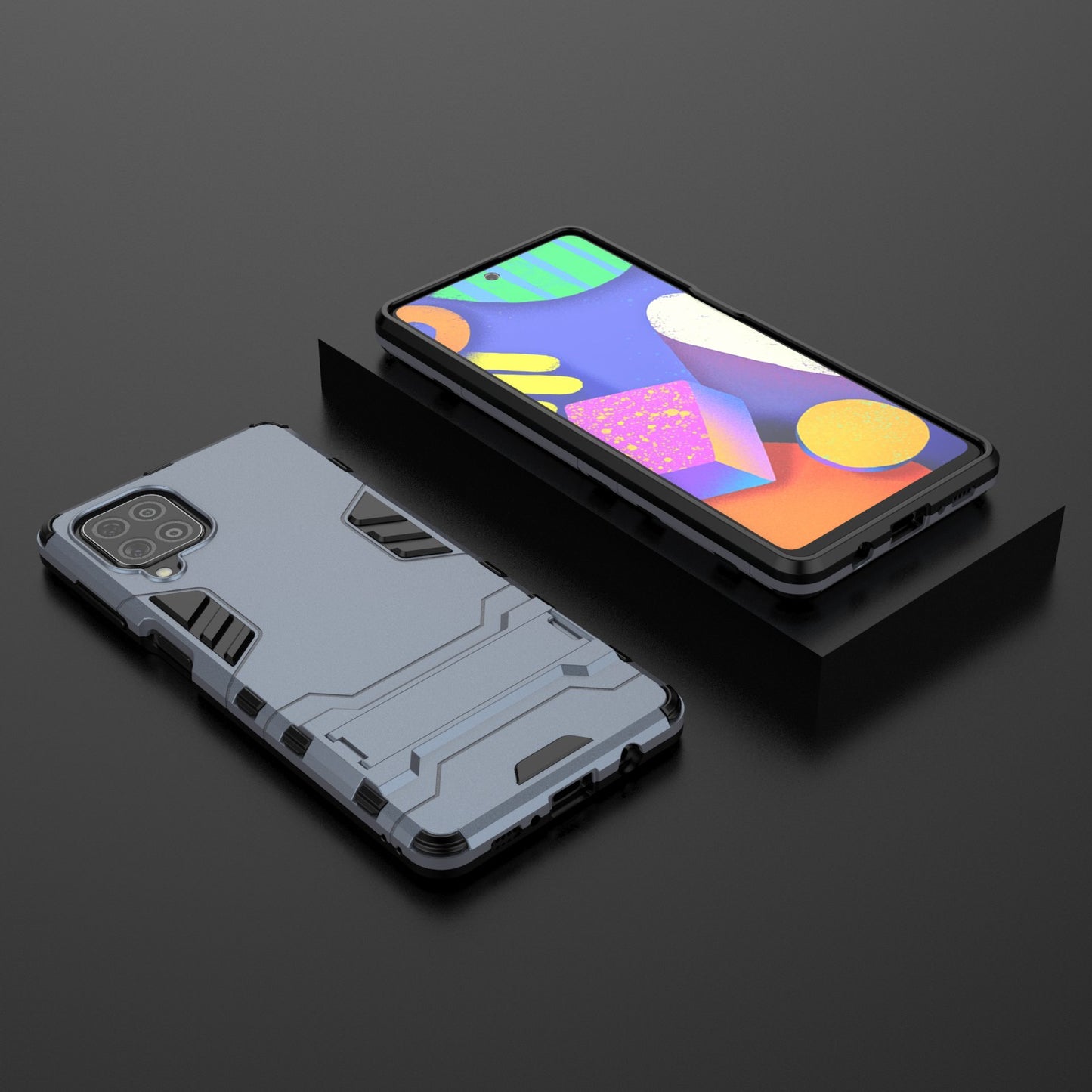 2-in-1 Kickstand PC + TPU Combo Phone Shell for Samsung Galaxy F62 / M62