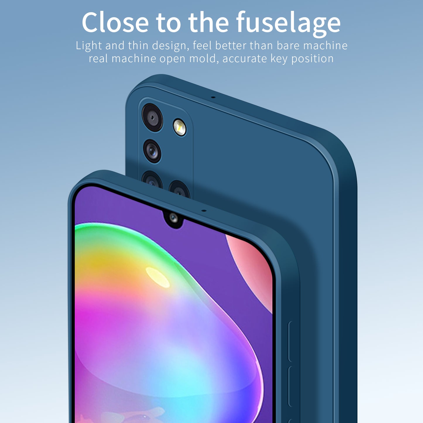 Silky-Soft Touch Soft Silicone Precise Cutouts Protective Phone Case for Samsung Galaxy A31 (International Version)