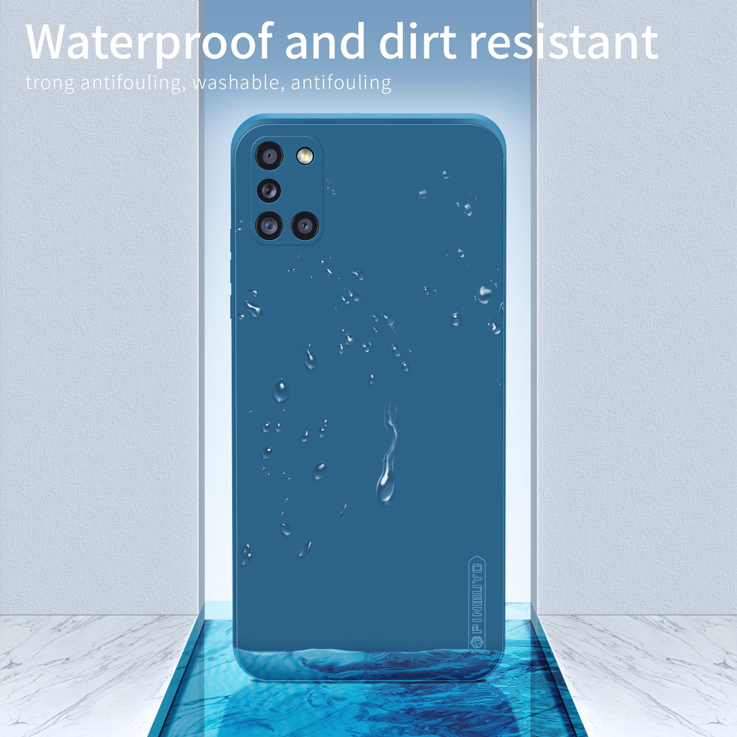 Silky-Soft Touch Soft Silicone Precise Cutouts Protective Phone Case for Samsung Galaxy A31 (International Version)