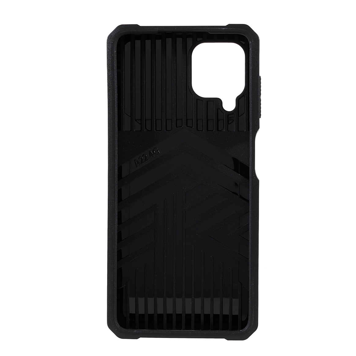 2 in 1 Camera Slider Design Hybrid Phone Case Cover with Kickstand and Card Holder for Samsung Galaxy A22 4G (EU Version)