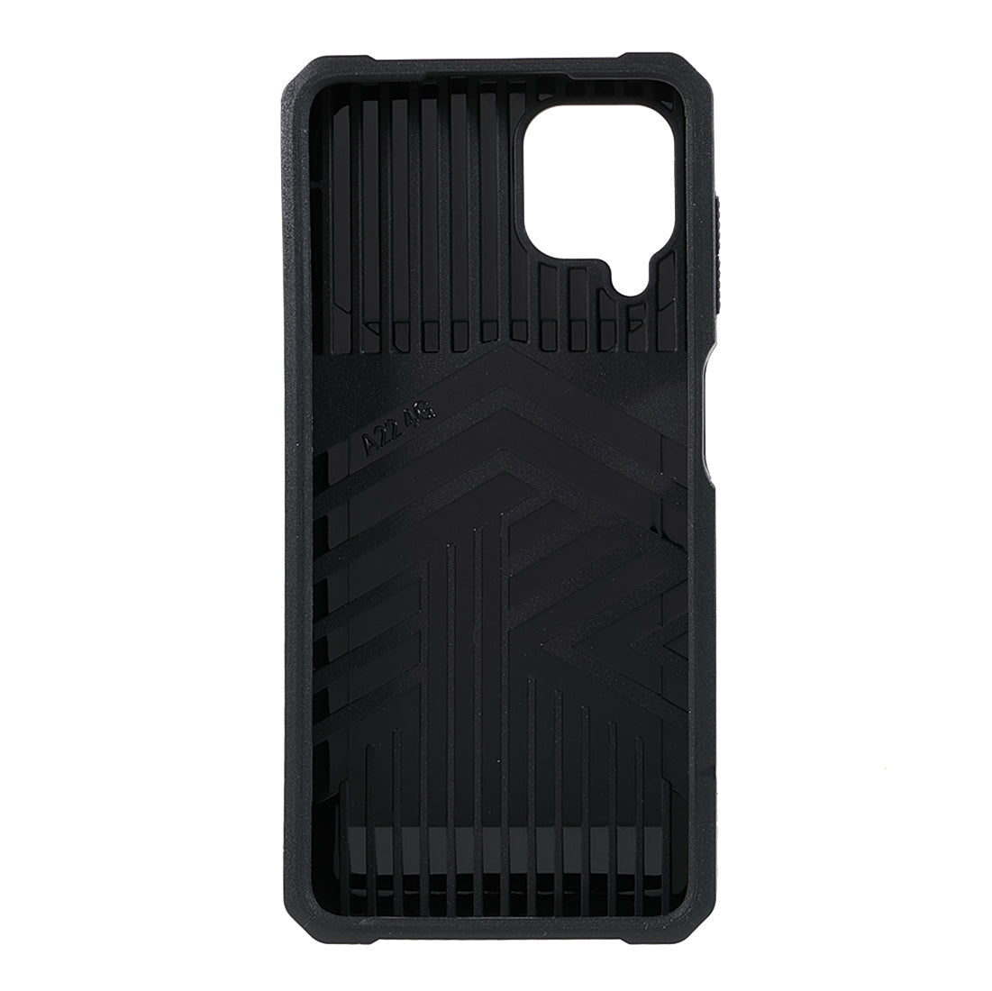 2 in 1 Camera Slider Design Hybrid Phone Case Cover with Kickstand and Card Holder for Samsung Galaxy A22 4G (EU Version)