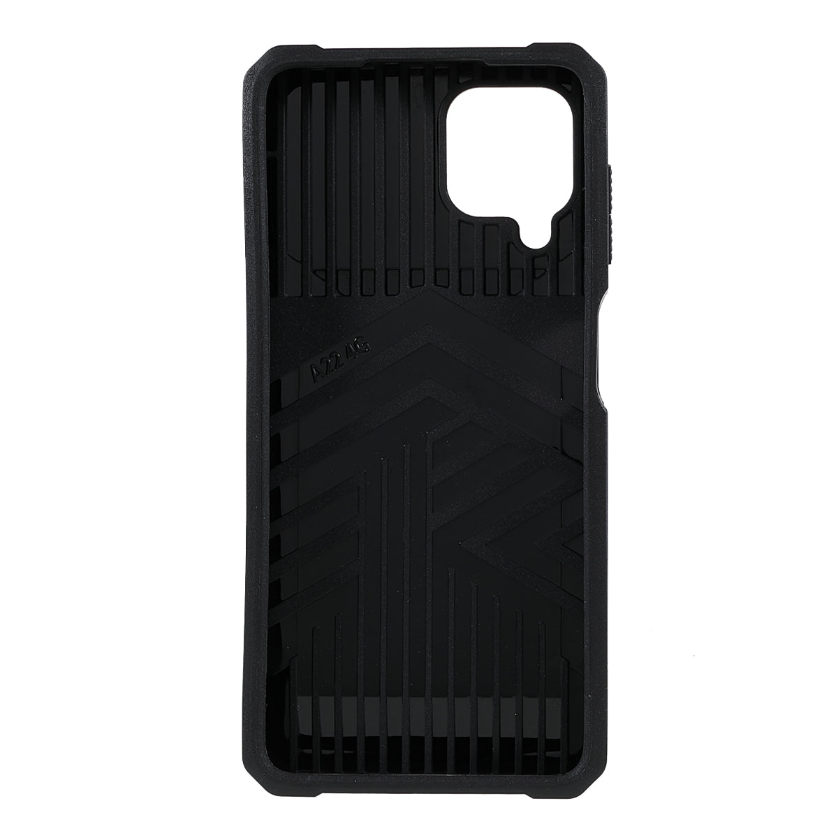 2 in 1 Camera Slider Design Hybrid Phone Case Cover with Kickstand and Card Holder for Samsung Galaxy A22 4G (EU Version)