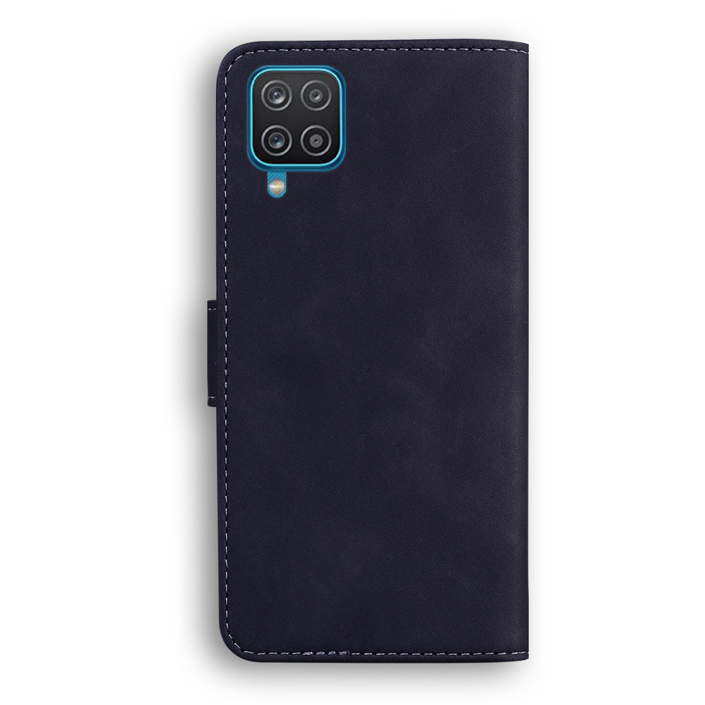 TPU + PU Leather Scratch Resistant Protective Phone Case Cover with Stand and Wallet for Samsung Galaxy M32 (Global Version)