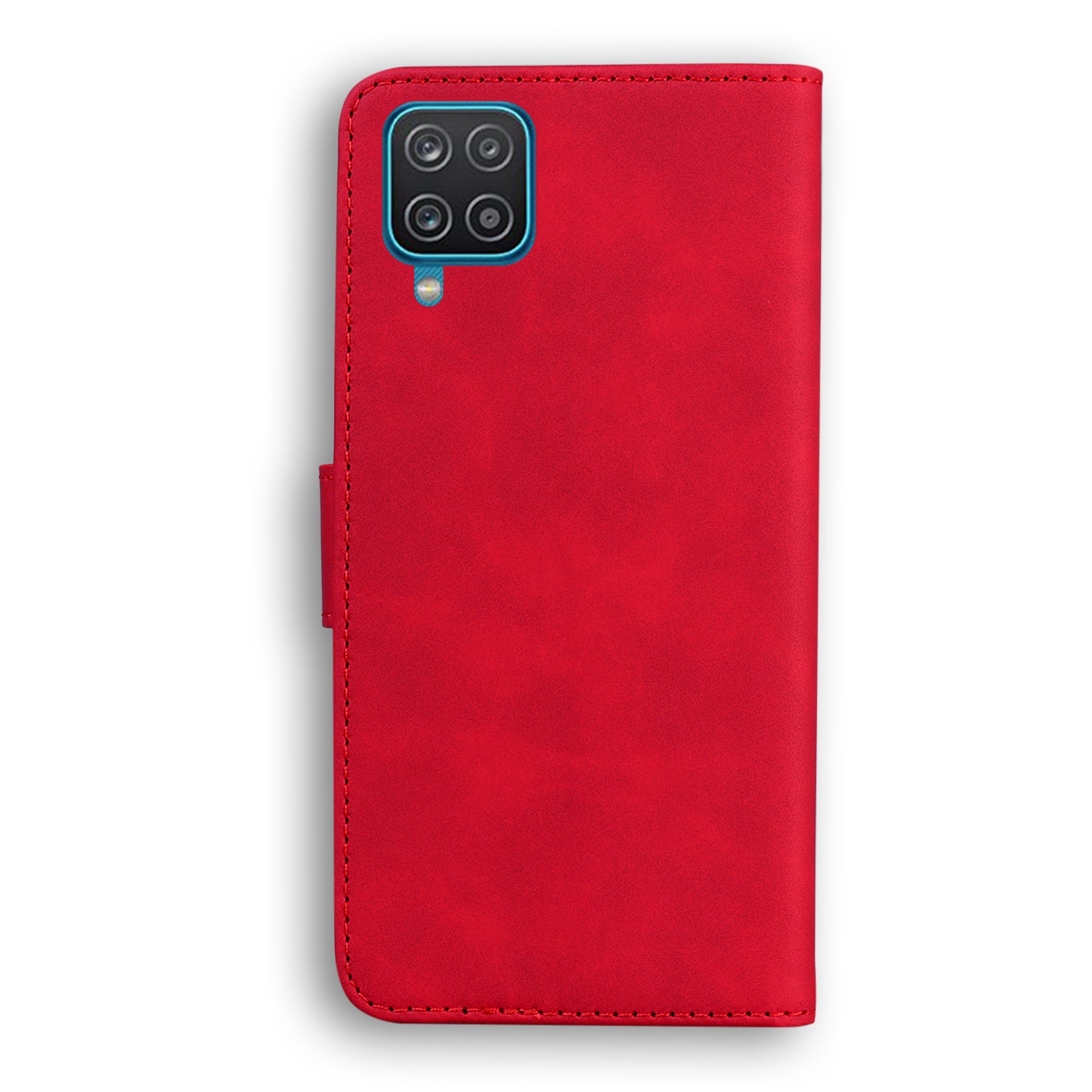 TPU + PU Leather Scratch Resistant Protective Phone Case Cover with Stand and Wallet for Samsung Galaxy M32 (Global Version)