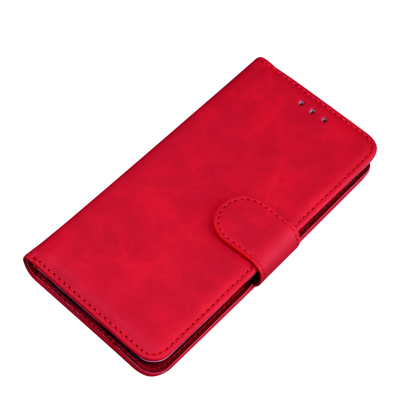 TPU + PU Leather Scratch Resistant Protective Phone Case Cover with Stand and Wallet for Samsung Galaxy M32 (Global Version)