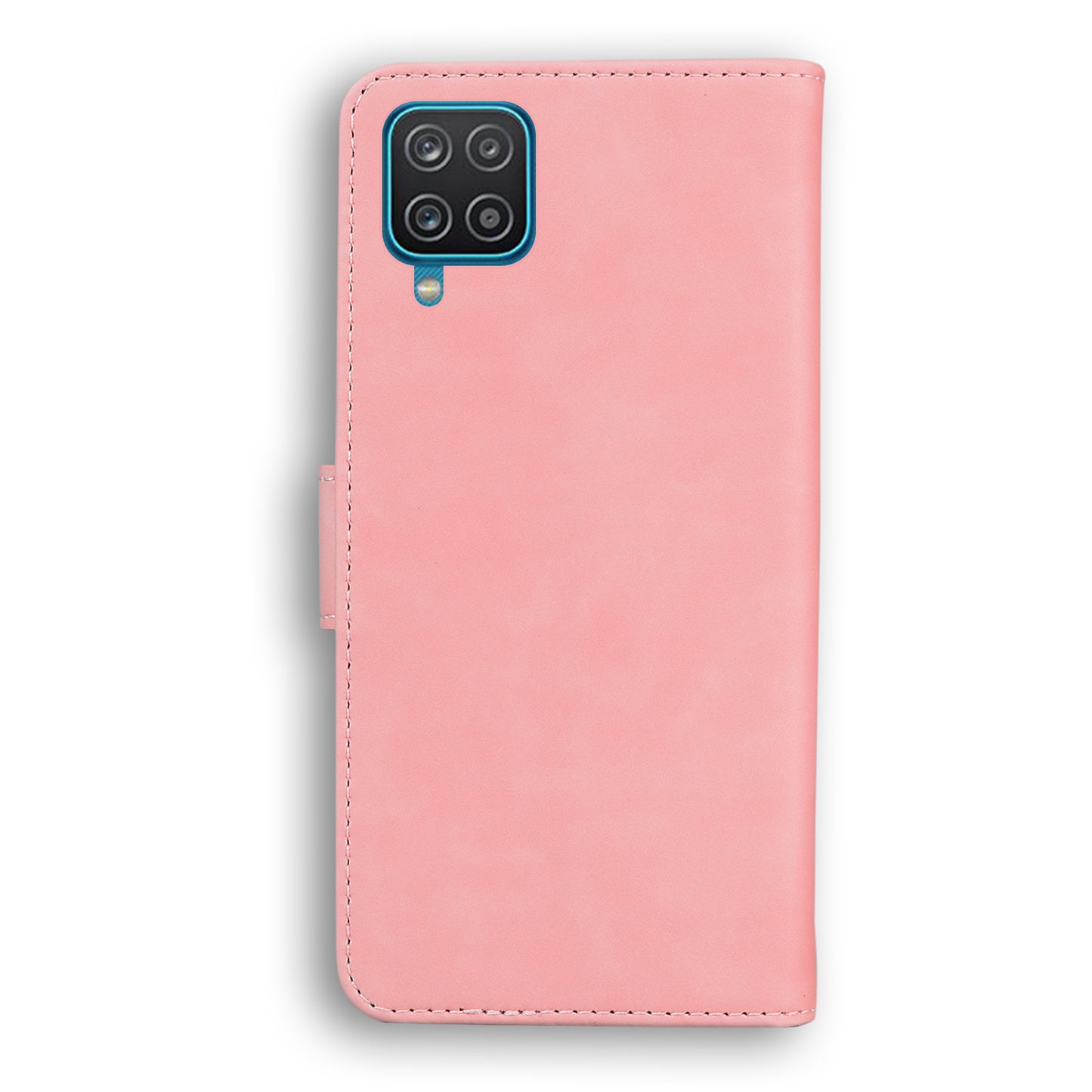 TPU + PU Leather Scratch Resistant Protective Phone Case Cover with Stand and Wallet for Samsung Galaxy M32 (Global Version)