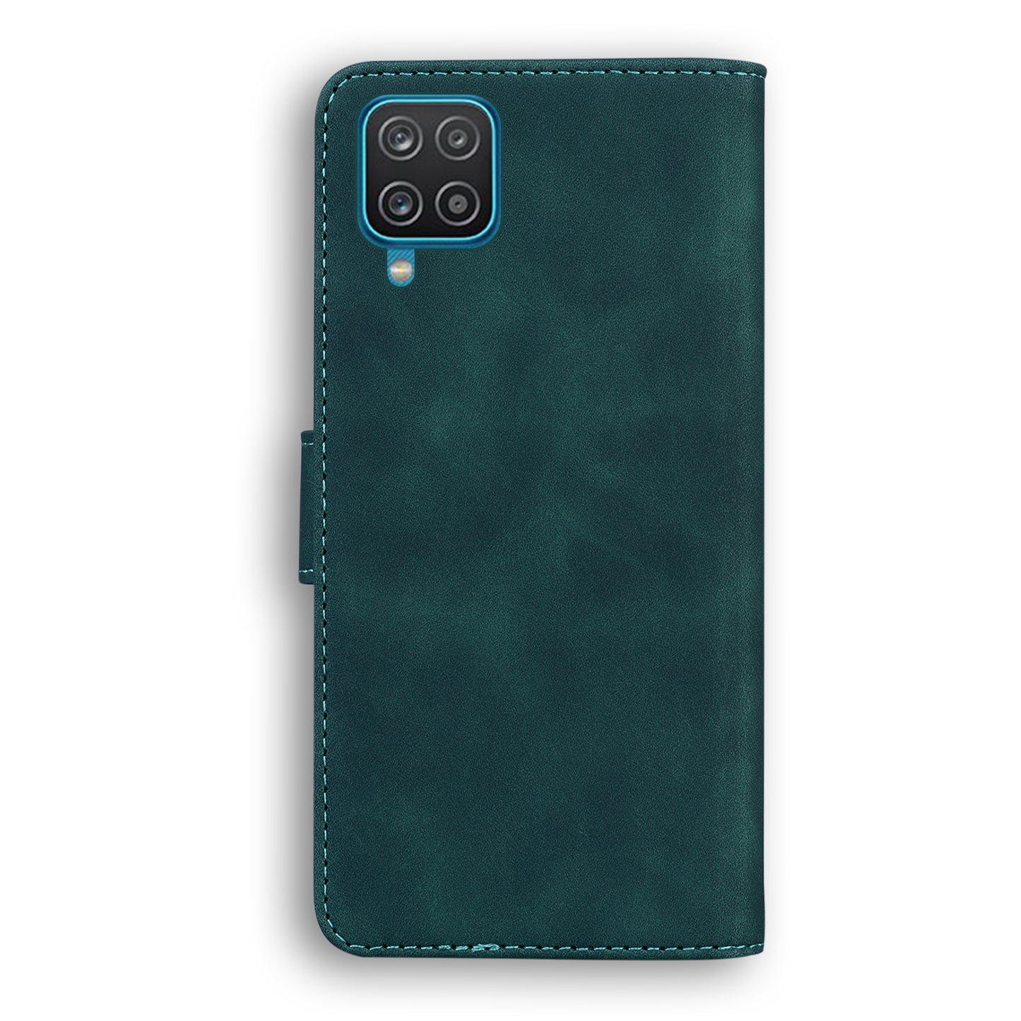 TPU + PU Leather Scratch Resistant Protective Phone Case Cover with Stand and Wallet for Samsung Galaxy M32 (Global Version)