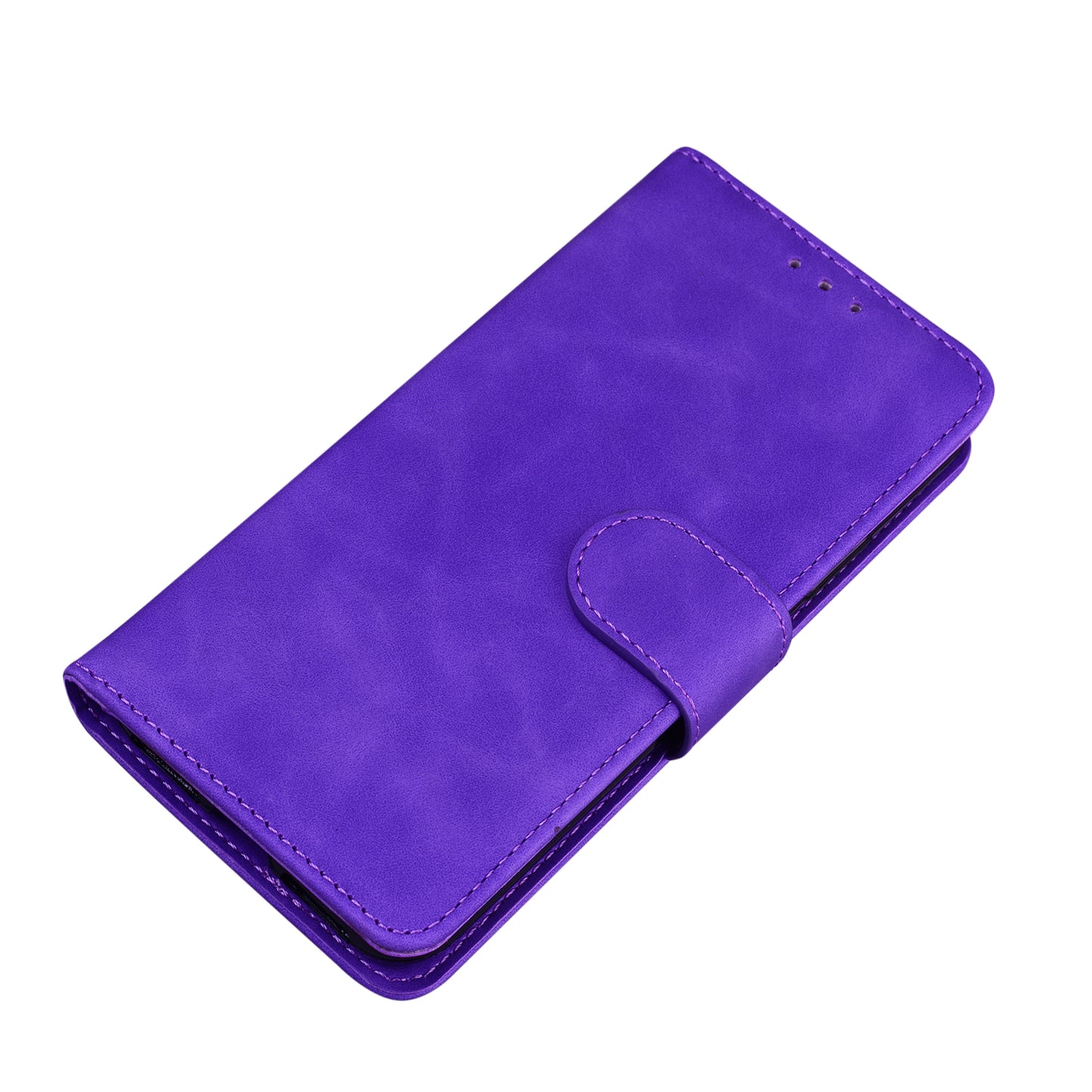 TPU + PU Leather Scratch Resistant Protective Phone Case Cover with Stand and Wallet for Samsung Galaxy M32 (Global Version)