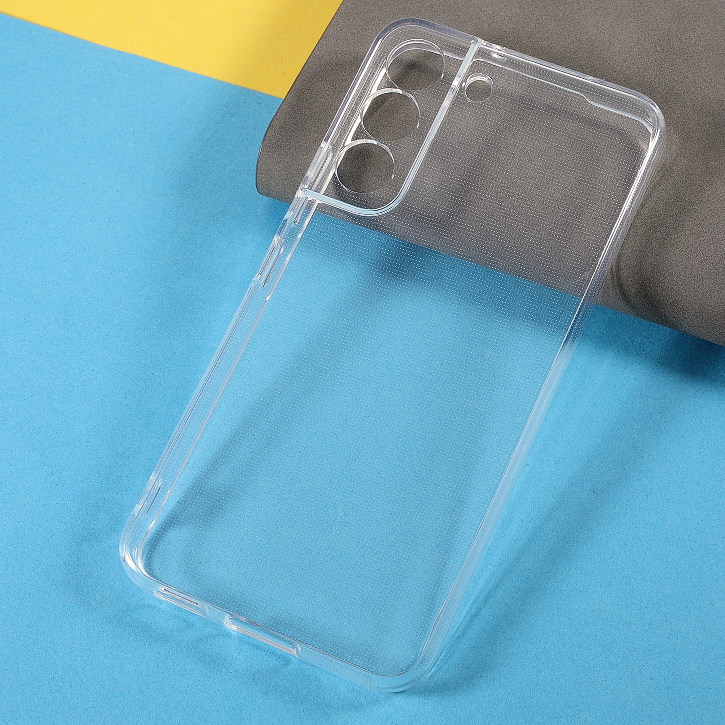 2.0mm Thick Soft Flexible TPU Precise Cut-out Transparent Back Case for Samsung Galaxy S22 5G