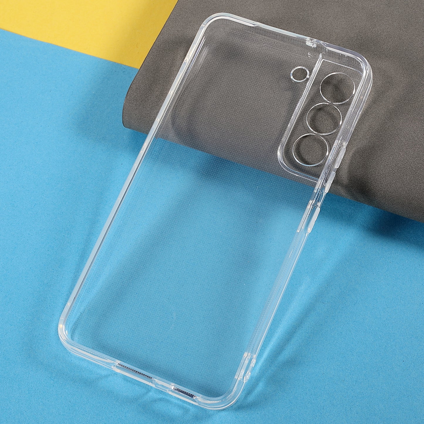 2.0mm Thick Soft Flexible TPU Precise Cut-out Transparent Back Case for Samsung Galaxy S22 5G