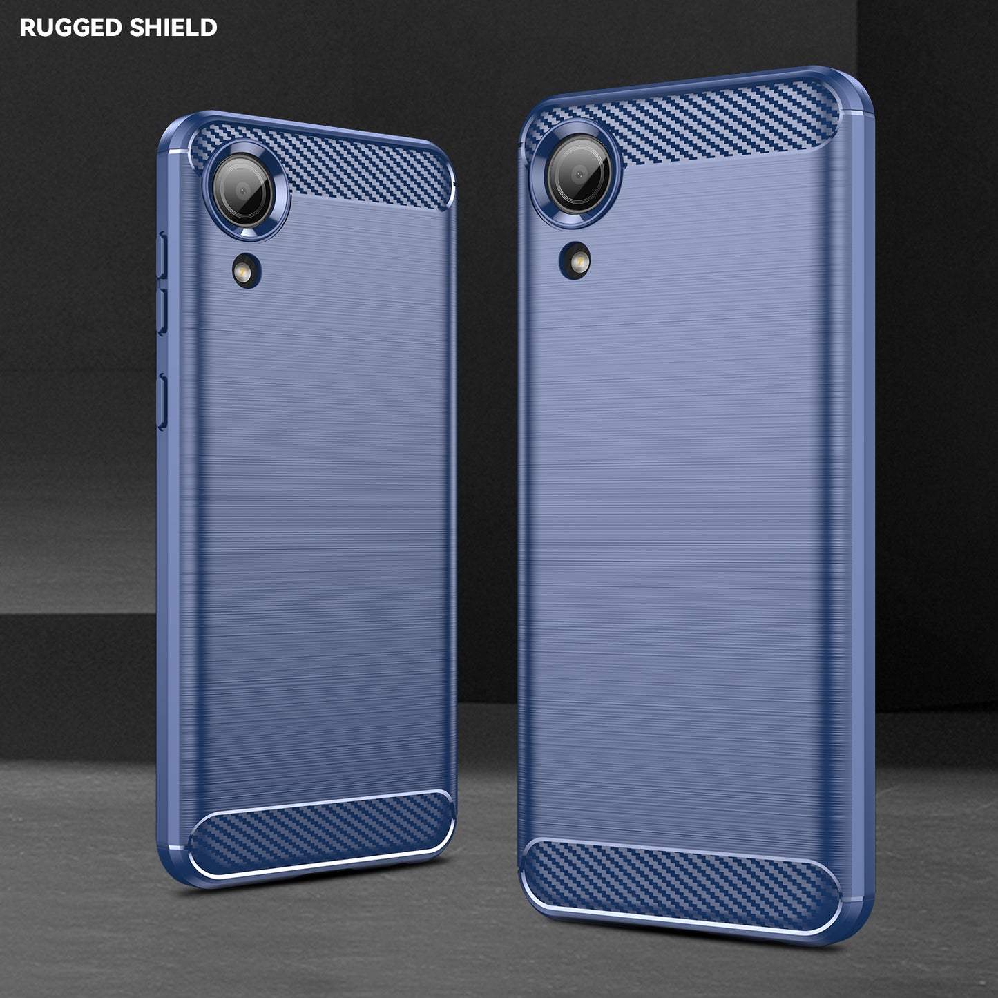 1.8mm TPU Case for Samsung Galaxy A03 Core, Brushed Surface Carbon Fiber Texture Anti-fingerprint Back Cover