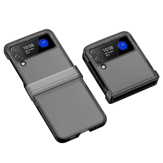 For Samsung Galaxy Z Flip3 5G Hinge Design Hard PC Phone Case Anti-drop Folding Protective Cover