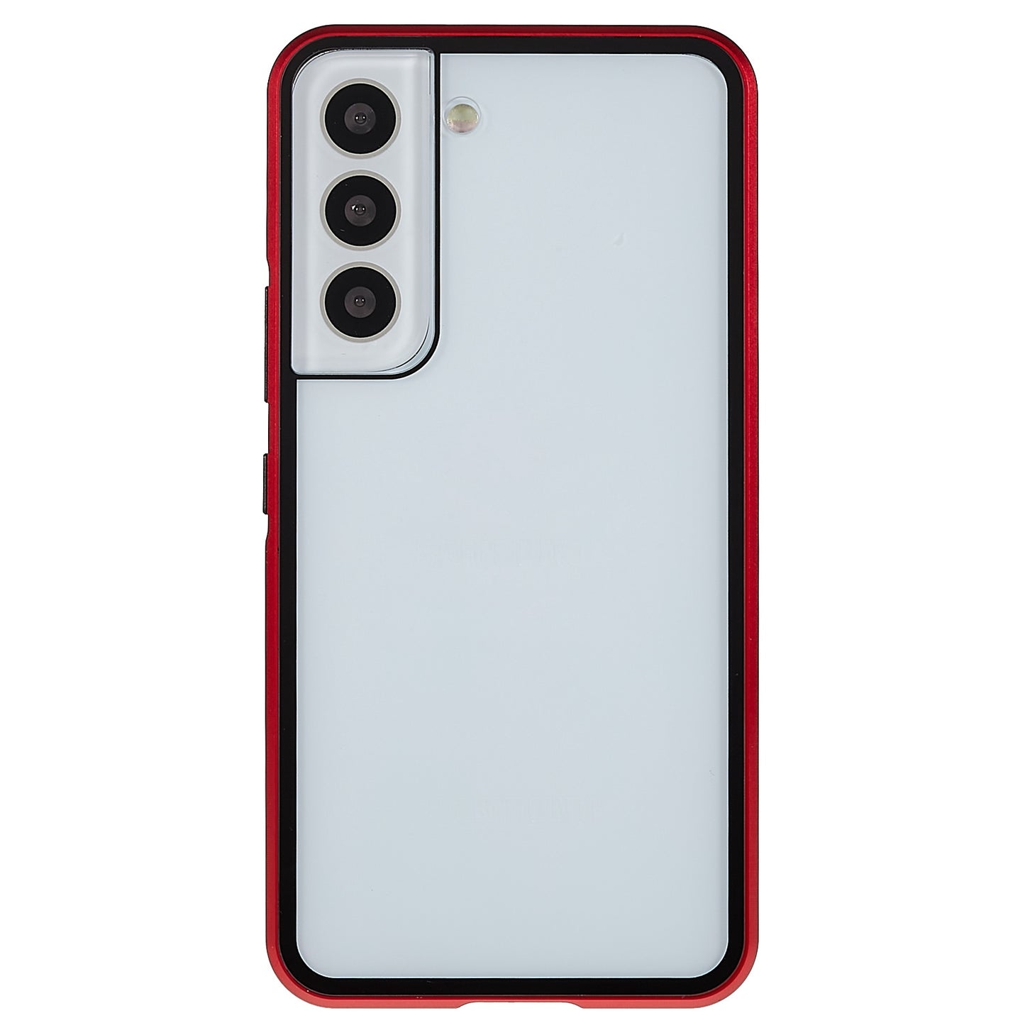 For Samsung Galaxy S22 5G 360 Degree Full Protection Phone Case Metal Bumper + Double-sided Tempered Glass Anti-fall Shell with Magnetic Closure